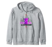 Bite Me, Cool London UK Gummy Bear Candy Art Sketch Drawing Sudadera con Capucha