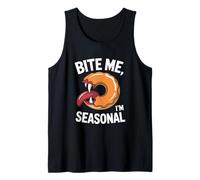 Bite Me Im Halloween de temporada Camiseta sin Mangas