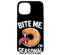Bite Me Im Halloween de temporada Carcasa para iPhone 15