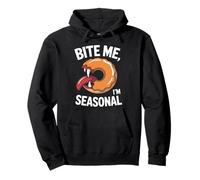 Bite Me Im Halloween de temporada Sudadera con Capucha