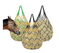 Bite Proof Horse Hay Nets - Strong Load Bearing Feeding Mesh, Livestock Alimentador con construcción duradera, Goat Hay Accessory with Easy Hanging, Estable Equipment, Heavy Duty for Horses Sheep