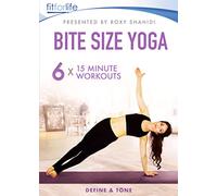Bite Size Yoga - 6 x 15 Minute Workouts - Presented by Roxy Shahidi ( Leyla from Emmerdale ) - Fit for life series [DVD] [2021]