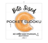 Bite Sized-Pocket Sudoku: 80 Very Easy Puzzles-4x4 format Vol. 4: : For Sudoku Beginners, Kids, or Anyone who wants Brain Training On-the-Go