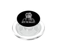 Bite The Bullet Shoebill Cigüeña Humor PopSockets PopGrip para MagSafe
