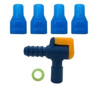 Bite Valve Replacement, Bite Valve Bladder Spout Replacement, PP, Silicone Ideal for Backpack Water Reservoir, Reservoir Spout for Backpacking, Camping, Hunting, Hiking, Biking, Leak-Proof Design