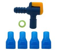 Bite Valve Replacement, Bladder Spout Insert, Silicone Hydration Nozzle, Leakproof Flow Control, Quick-Connect Design, Ideal for Backpack Reservoirs, Camping Trips, Biking, Hiking, Hunting Adventures