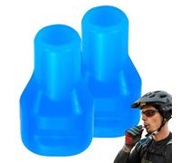 Bite Valve Replacement Mouthpiece - 3x2cm Silicone 2-Piece Cycling Hydration Bladder Nozzle | Backpack Water Tube Drinking Valve Cover for Hiking Running Outdoor Sports Gear