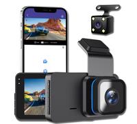 Biteblom Dash Camera,Biteblom Dashcam - HD Dash CAM with WiFi & GPS,with 2 Sensors,Night Sights,Parking and Recording (for Regular Style)