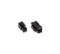 BITFENIX Alchemy 2.0 PSU, Paquete de Conectores ATX12V de 4 Pines, Color Negro