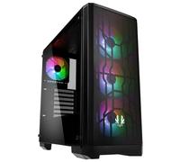 Bitfenix Pack Nova Mesh TG 4ARGB Cristal Templado USB 3.1 Negra + Fórmula Gold 750W 80+ Gold