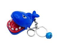 Biting Hand Shark Keychain - Finger Animal Toy For Boys and Kids, Collectible Mini Figure Home, School, Travel | Portable Stress Relief Fun Play Accessory