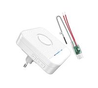 BITIWEND Transmisión de señales de Radio Kit de ampliación de Radio Timbre y Campana 1 Convertidor 3-24 V CA/CC + 1 Receptor para Sistemas de Timbre de Corriente Continua/Alterna Existentes