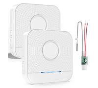 BITIWEND Transmisión de Señales de Radio para Intercomunicadores Timbres de Puerta y Campanas Kit de ampliación de radio Convertidor 3-24 V CA/CC + Receptor 58 Melodía & 0-110 dB