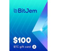 BitJem Crypto Gift Card Bitcoin 100 USD - BitJem Key