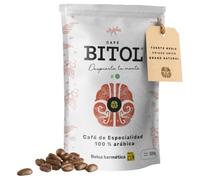 BITOL #1 | Café de Especialidad en Grano Natural | 100% Arábica, Origen Único Colombia Huila Supremo | Gourmet, Tueste Medio, Intensidad Suave, Notas de Chocolate y Caramelo | Bolsa Hermética, 500g