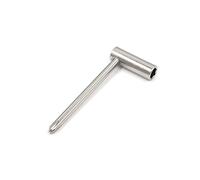 Bitray Llave ajustadora de guitarra, bajo de 7 mm, llave de ajuste para barra de armadura, herramienta de guitarra eléctrica, color plateado