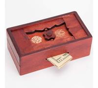 Bits and Pieces - Caja rompecabezas secreta japonesa - Camuflaje para tu dinero - Rompecabezas - Juego de ingenio con compartimento secreto de ma