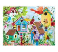 Bits and Pieces - Rompecabezas de 500 piezas para adultos - Birdhouse Garden, rompecabezas de 500 piezas grandes de la artista Kathy Bambeck - 1