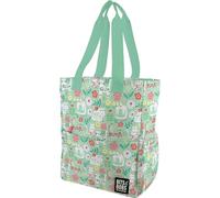 Bits&Bobs Grafoplás | Mochila Tote Bag | Cats Pop Up Design | 37,5x31x14cm | Compartimento Especial Portátil | Base Reforzada | Asa y Tira Ajustable | Bolsillos Interiores y Exteriores