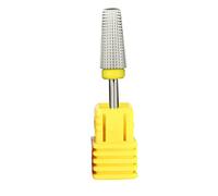 Bits de Taladro de Uñas 3/32 "Toloces de Bits de de Tungsteno Ambos Accesorios a La Izquierda Y Derecha Fresado para Manicura, Amarillo XF