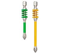 Bits De Tournevis Électriques - Pour Visseuse Électrique | Pièces Mèches Magnétiques Pour Perceuse, Pointes Résistantes Avec Anti Dérapage À Ressort Pour Technicien Mécanicien Bricolage Cloison Sèche