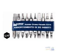 Bits Maurer Plus Serie 20 Piezas Acero Cromo Vanadio 1.4