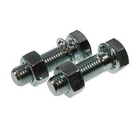 BITS4REASONS Maypole Nuevo Modelo X2 Alta Resistencia A LA TENSIÓN Tuercas DE Tornillo M16 Tornillos X 55mm Y Arandelas A Prueba DE BATIDOR - MP240 Aprobado EN EL Reino Unido Y LA UE