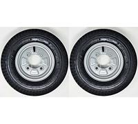 BITS4REASONS Starco Kenda K371 Premium - Juego de ruedas y neumáticos para remolque (6 capas, 115 mm, PCD, 70 m)