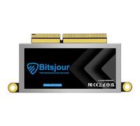 Bitsjour Actualización NVMe SSD de 256 GB para MacBook Pro A1708 2016-2017 sin modelo de barra táctil, interfaz Mac sin adaptador, macOS preinstalado