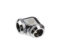 Bitspower - Adaptador multi-link 90 grados para 2x 12mm ad - plata