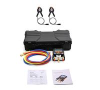 BITSYZ Medidor de Colector Digital, Refrigeración y Acondicionamiento de Aire, Tester de Presión y Temperatura para Diagnóstico de Hvac y Refrigeración