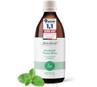 BitterKraft! Aceite para la boca de Hildegard von Bingen, 200 ml, cuidado bucal natural según receta tradicional, aceite bucal para extracción de aceite, vegano (200 ml, menta monástica)
