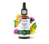 BitterKraft! Gotas de sustancias amargas orgánicas originales de 50 ml - según Hildegard von Bingen - Alta dosis con 9 hierbas - 100% natural - vegano - Fabricado en Alemania