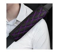 Bittwee Almohadillas para cinturón de Seguridad de automóvil, 2 Fundas de Cuero para cinturón de Seguridad Que protegen tu Cuello y Hombros y conducen más cómodamente, Almohadilla de arnés para Todas