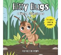 Bitty Bugs Coloring Adventure: 30+ Cute Bug Coloring & Activity Book for Kids Ages 4-8