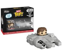 Bitty POP Display Star Wars Han Solo con Halcón Milenario