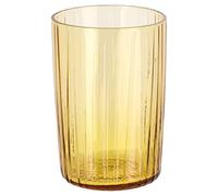 BITZ Kusintha - Juego de 4 vasos de agua (28 cl), color ámbar