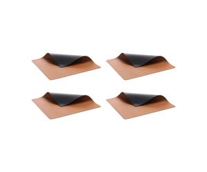 Bitz Mantel individual Bitz 33x46 cm. 4-pack Negro-marrón