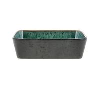 Bitz Plato rectangular Bitz 21x28 cm Black-green