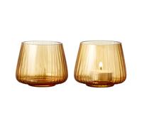 Bitz Portavelas Kusintha 7.5 cm 2 unidades Ámbar