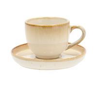 Bitz Taza espresso y platillo Bitz 7 cl Blanco nata