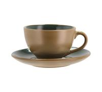 Bitz Taza y platillo Bitz 24 cl mate Wood-forest