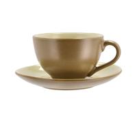 Bitz Taza y platillo Bitz 24 cl mate Wood-sand