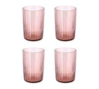 Bitz Vaso de agua Kusintha 28 cl 4 unidades Rosa
