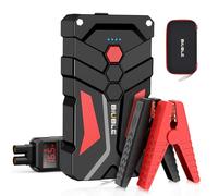 BIUBLE Arrancador de 3000 A pico de 12 V para coche, paquete de refuerzo de batería con USB de carga rápida 3.0, caja de salto de litio con luz LED (hasta 8 L de gasolina o 6.5 L de motor diésel)
