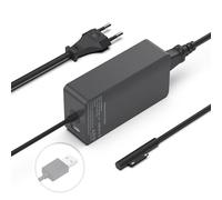 BIUBOTY Cargador 65W 15V 4A para Microsoft Surface Pro 11/10/9/8/Pro 7/7+/6/5/ 4/3/X, Laptop 7/6/5/4/3/2, Surface Book 3/2/1, Surface Go 4/3/2/1, Surface Book 1-3, con Puerto USB Adaptador Ordenador