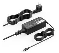 BIUBOTY Cargador USB C 65W 20V 3.25A Compatible con HP Spectre X360 Elitebook Pavilion Envy Chromebook Lenovo Thinkpad,Yoga DELL Latitude ASUS Laptop orriente de Ordenador Tipo C Adaptador