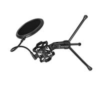 BIUDECO 1 Juego Escritorio Con Soporte Para Micrófono Trípode De Micrófono Con Filtro Micrófono Mini Trípode De Micrófono De Escritorio Mini Soporte Estallido Estante Del Filtro