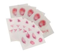 BIUDECO 10 Hojas De Pegatinas De Tatuajes De Cicatrices Decoración De Halloween Decoraciones Para Fiestas De Halloween Accesorios De Maquillaje Para Pegatinas De Cicatrices