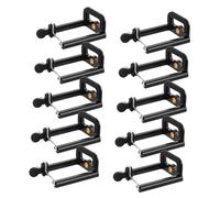BIUDECO 10 Piezas Soporte para Teléfono U Clamp para Selfie Stick Compatible con Varios Clip Ajustable y Rotatorio para y